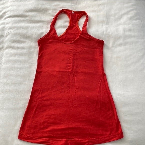 Lululemon Red Racerback Tank Top - Picture 2 of 2